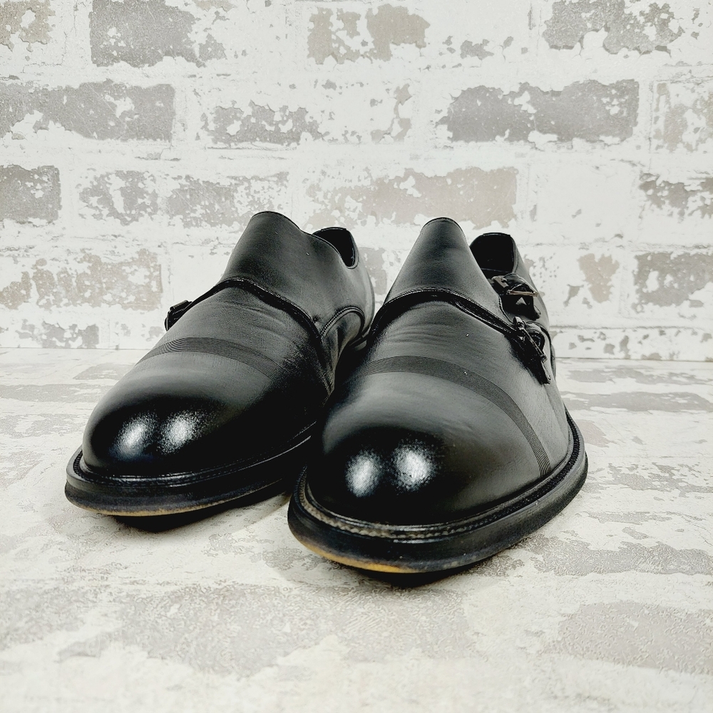 NEW Kenneth Cole Reaction Men's Black Monk-Strap Loafer Dress Shoes i253 - Picture 2 of 12